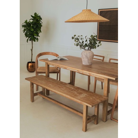 OLIVIA TEAK BENCH