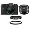 Fujifilm X-T30 Mirrorless Camera with XF 18-55mm f/2.8-4 R LM OIS Lens - Black With Hoya 58mm HMC Multi-Coated UV Lens Filter, Hoya 58mm HMC Multi-Coa