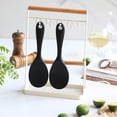 thumbnail image 6 of Silicone Rice Paddle Spoon Set of 2,Non Stick Heat Resistant Kitchen Gadge Rice Spoon,Rice Scooper,Rice Spatula,Rice Spoon Paddle,Rice Cooker Spoon,Works for Rice,Mashed Potato Or More (Black), 6 of 6