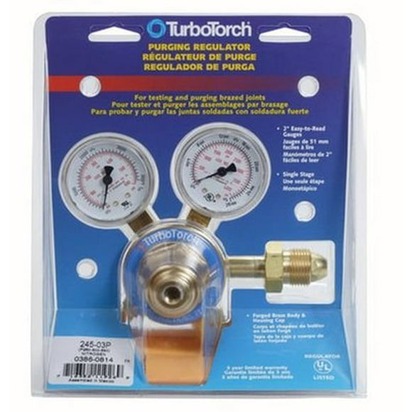 TurboTorch 0386-0814 245-03P Regulator Nitrogen Certified