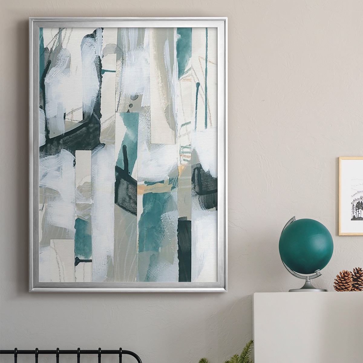 Sea Cavern Strata III Premium Framed Print, in Gold, Black, or Silver - Ready to Hang