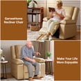 thumbnail image 3 of Power Lift Recliner Chair - Heat and Massage,Adjustable Back and Legs,Pu Leather Lift Chair Designed for The Elderly and People with Mobility Impaired with Remote Control and Side Pocket, 3 of 7