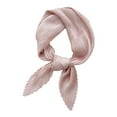 thumbnail image 2 of Sinpiling Womens Head Scarf Trendy Pleated Square Bandanas Ladies Casual Solid Lightweight Work Hair Wraps Decoration Neck Scarves, 2 of 2