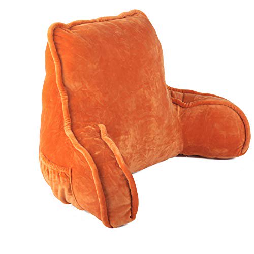 Home Soft Things Repose-Lit Ultra-Doux, 20 Pouces x 18 Pouces x 17 Pouces, Orange Brûlé