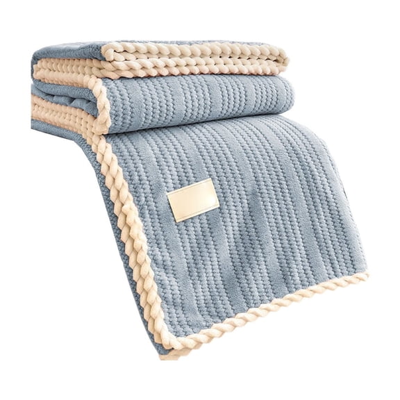 Zonao Warm Lightweight Flannel Blanket-Soft Fluffy Blanket Throw Cozy Plush Blanket Self Care Gifts for Women for Home Bedroom Use(59.06x78.74inch)