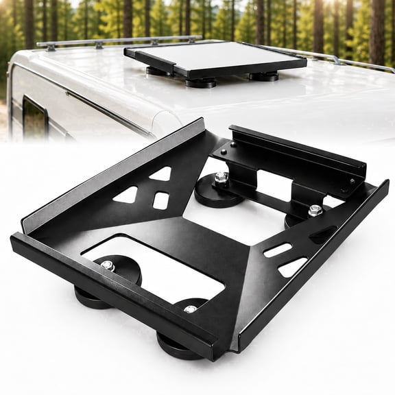 Magnetic Roof Mount for Starlink Mini, No Drill Car Roof Mounting Kit Compatible with Starlink Mini, for Truck RV Boat, Portable Satellite Dish Mount
