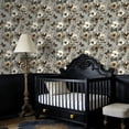 thumbnail image 4 of Peel and Stick Wallpaper Floral Butterflies Soft Earthy Tones Wall Mural 17.7in x 9.8ft Self Adhesive Removable Wall Paper Renter Friendly Wallpaper for Nursery Bedroom Cabinets, 4 of 8
