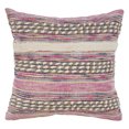 thumbnail image 3 of Ox Bay Pink Striped Cotton Blend Square 2 Piece Pillow Cover Set, 3 of 9