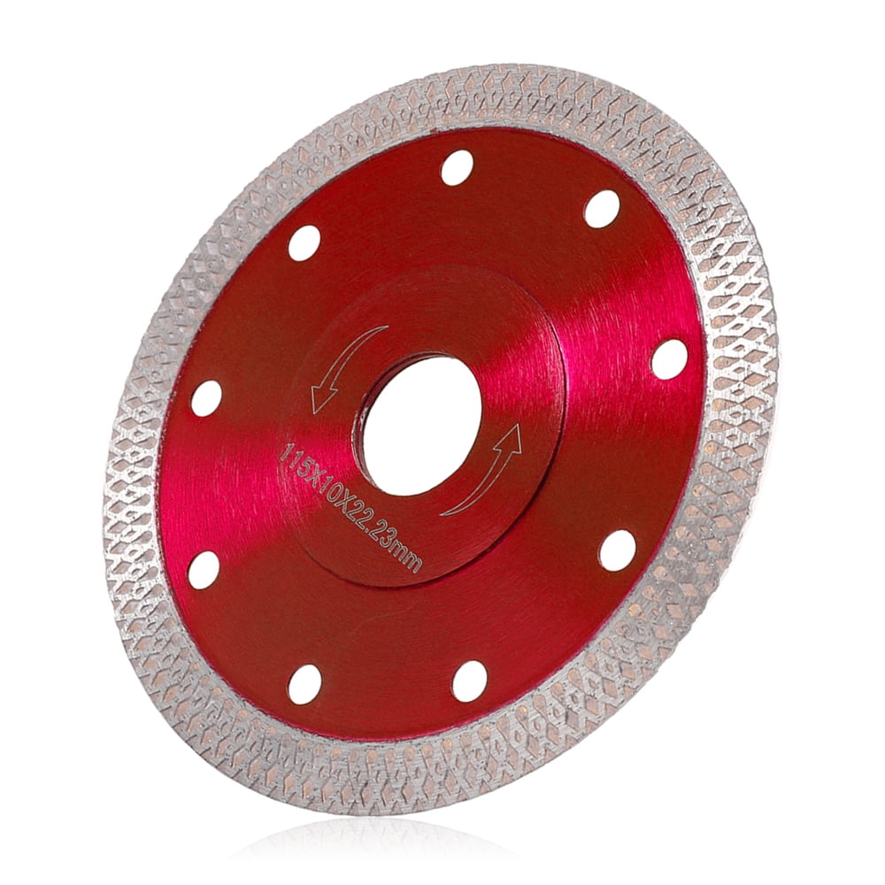 2pcs Porcelain Tile Turbo Diamond Dry Cutting Blade Disc Grinder Wheel 110mm Red 
