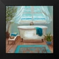 thumbnail image 2 of Nan 12x12 Black Modern Framed Museum Art Print Titled - Soft Breeze I, 2 of 5