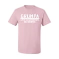 thumbnail image 2 of Wild Bobby,Grumpa Like A Regular Grandpa Only Grumpier, Father's Day, Men Graphic Tees, Light Pink, X-Large, 2 of 3