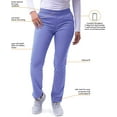 thumbnail image 3 of Adar Pro Scrubs For Women - Skinny Leg Yoga Scrub Pants, 3 of 7