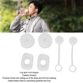 thumbnail image 2 of Spill-Proof Silicone Cup Straw Stopper Set for Outdoor Activities Spill Compatible With Leak Proof Accessories Including Cover Cap,Square Stopper,Round (Transparent), 2 of 9