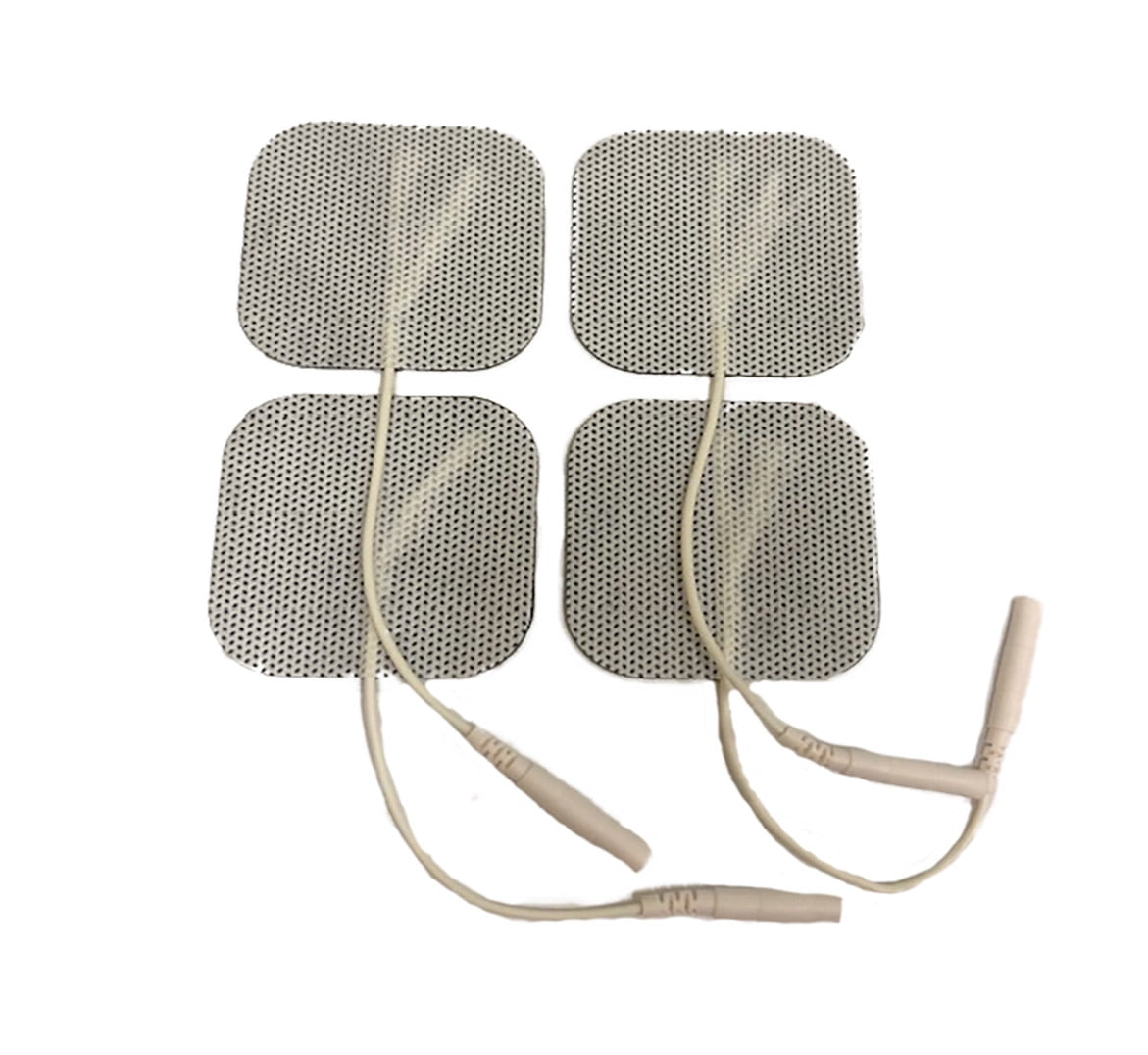 TENS Unit Replacement Pads - Pack of 16 Electrode Squares for Muscle  Stimulation & Therapy - 2 x 4 Stimulator Pad Set