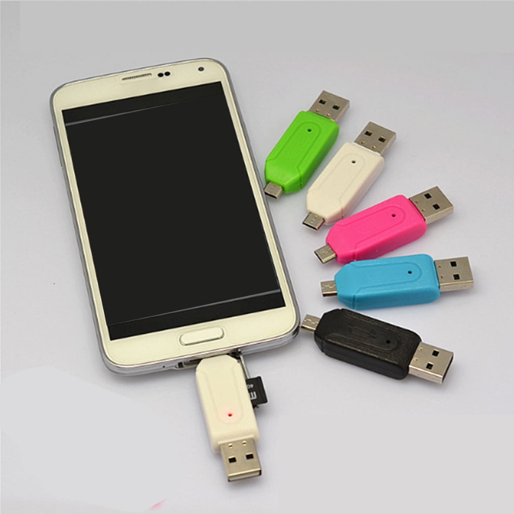 Cellphone Camera SD TF Mini SD SDHC Memory Card Micro USB USB 2.0 OTG Card Reader Adapter