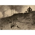 thumbnail image 2 of Henrique Alvim Corrêa 24x18 Gold Ornate Framed and Double Matted Museum Art Print Titled - Martian Viewing Carnage (1906), 2 of 4