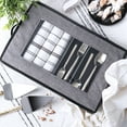 thumbnail image 4 of StorageBud Flatware Dinnerware Storage Container Set, Securely Padded, 4 of 9