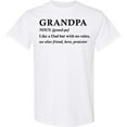thumbnail image 3 of Inktastic Grandparents Day Grandpa Like a Dad but with No Rules T-Shirt, 3 of 5