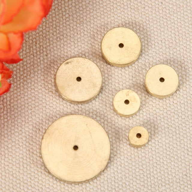 Herramienta de Cuero Jadeshay 6 piezas de latón accesorios para herramientas de Cuero