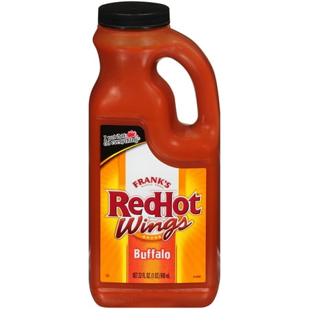 Frank's RedHot Buffalo Wing Sauce, 32 fl oz (Best Hot Sauce For Buffalo Wings)