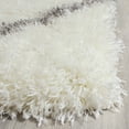 thumbnail image 6 of SAFAVIEH Montreal Vesela Geometric Diamonds Shag Area Rug, Ivory/Grey, 4' x 6', 6 of 6