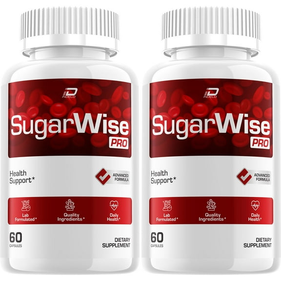 SugarWise Capsules – Sugar Wise Pro Natural Blend Glycogen Support, 2 Pack, 120 Capsules