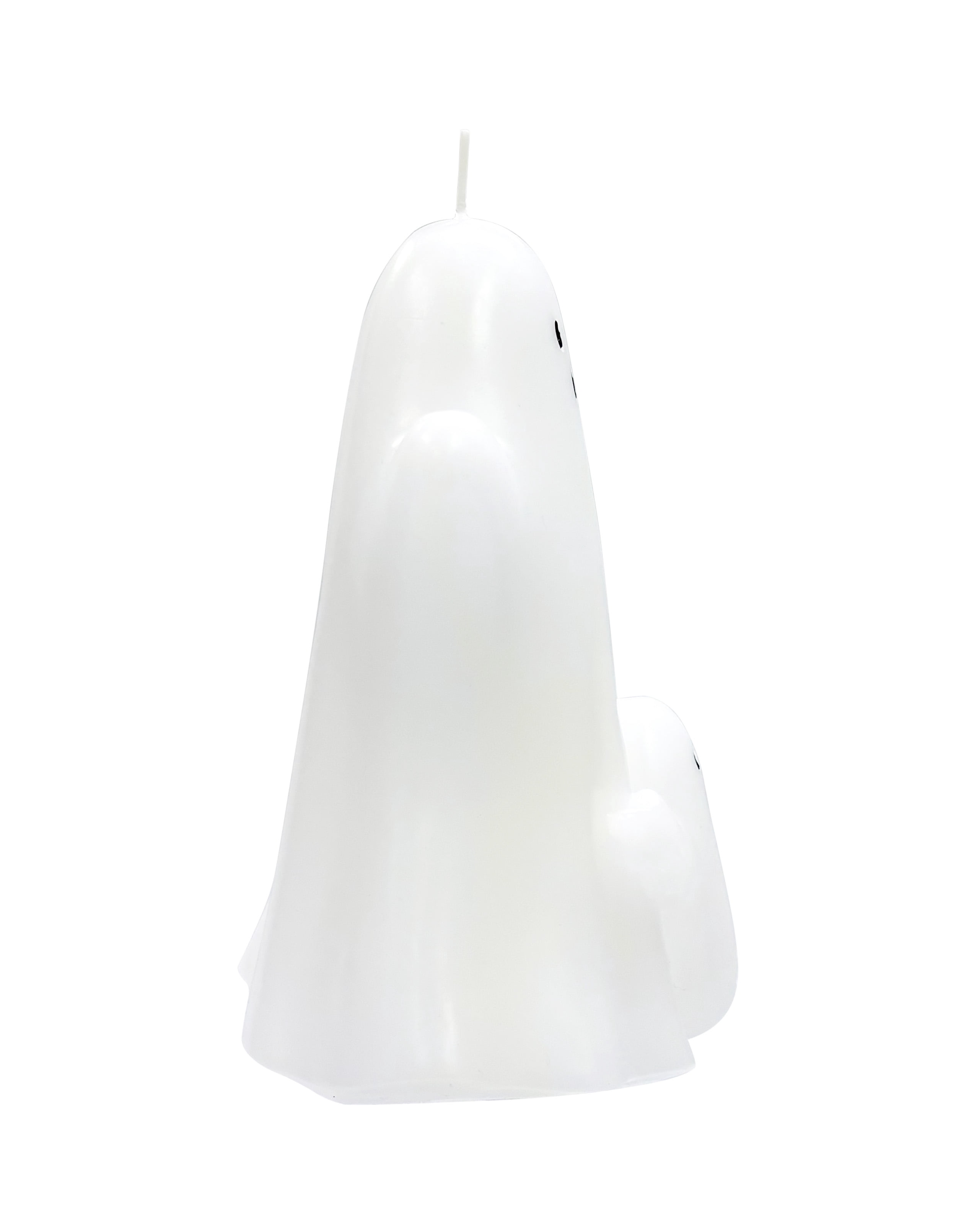Mainstays Unscented Ghost Candle, 6.4 inches, White