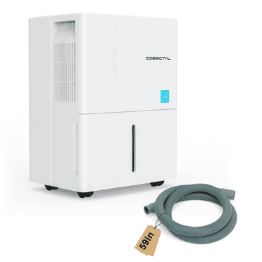 Cobectal 22 Pints Portable Dehumidifier for Basement and Home 1500 Sq. ft with 1.2gal Water Tank