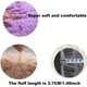 thumbnail image 3 of Set of 3 Soft Microfiber Bathroom Rugs Non-Slip With Studded Flannel Backing Bath Mat + Toilet Contour Rug + Lid Cover - Plain Light Pink Three Piece, 3 of 5