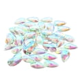 thumbnail image 3 of Miangastore 50pcs 17x28mm Teardrop Shape Sew or Glue on Resin Crystals Flat Back Rhinestone for Costume, 3 of 8