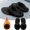 Black, variant on Insoles For Clogs Replacement Winter Insert Shoe Liners Sole Soft Warm Removable Furry Liners Slippers Fleece Shoe Inner For Outdoor Indoor
