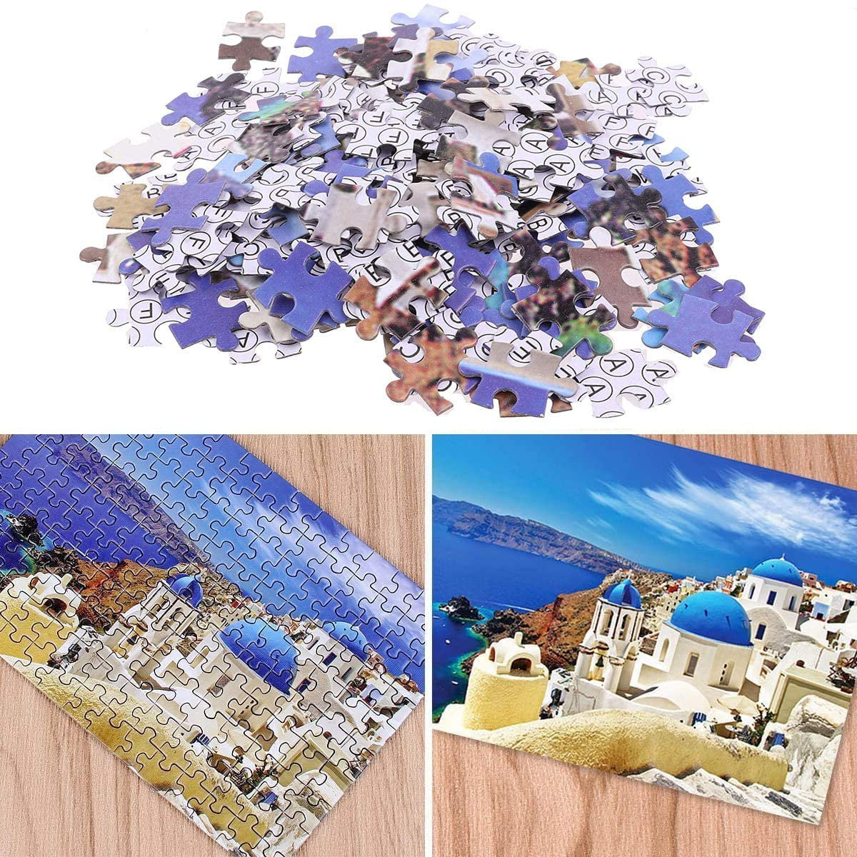 Aegean Sea 500 Pcs Jigsaw Puzzle Toy Educational Puzzle Game for Kids Adults 