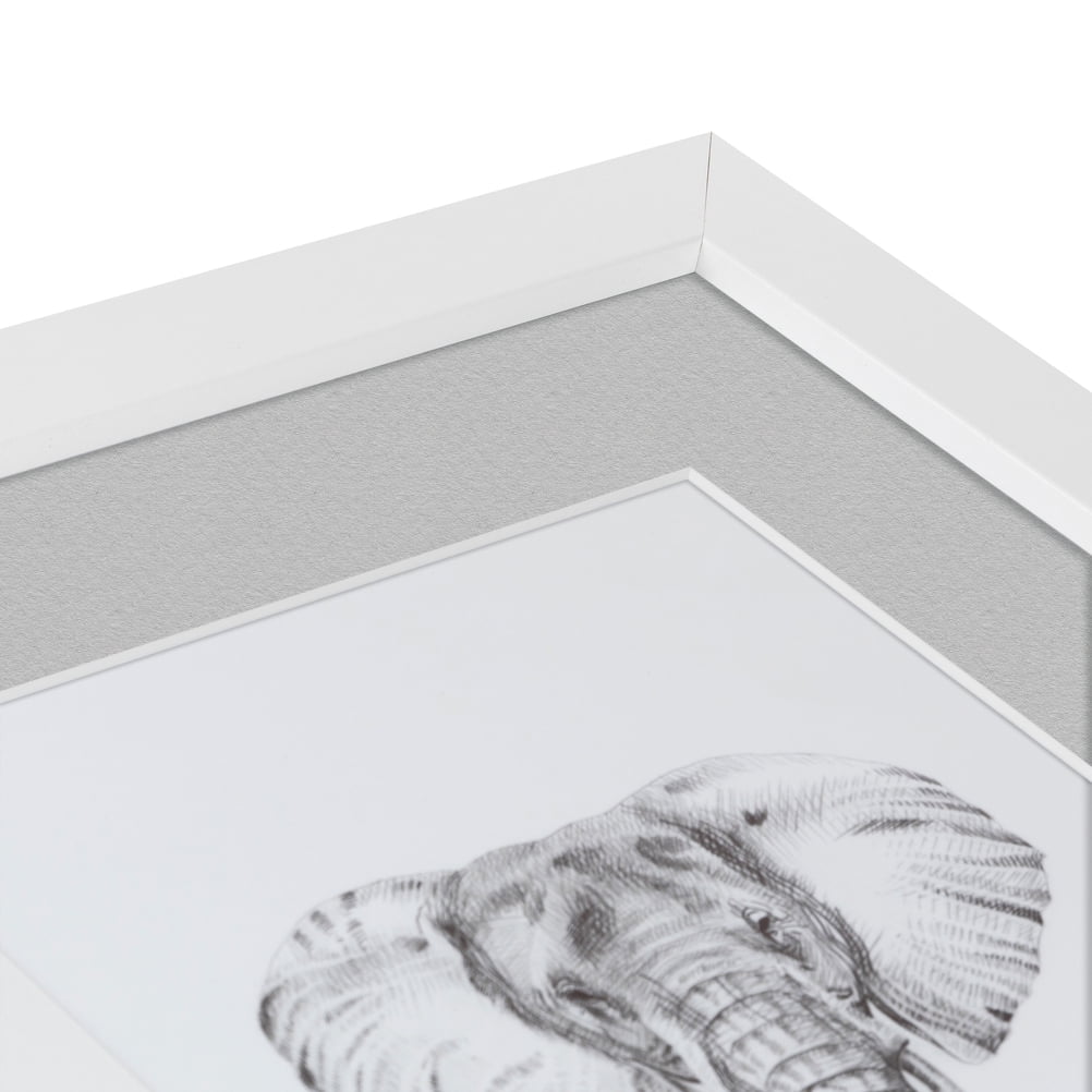  ArtToFrames 5x5 Inch White Picture Frame, This 1.25 Custom  Poster Frame is Satin White Frame, for Your Art or Photos - Comes with  Regular Glass, WOMFRBW26074-5x5 - Single Frames