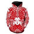 thumbnail image 3 of Sudadera con capucha con estampado 3D de cultura china para hombre y niño, divertida sudadera con estampado de papel cortado, sudadera de manga larga, estilo Harajuku, 3 of 5