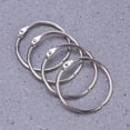 thumbnail image 2 of Miangastore 20pcs Loose Leaf Binder Rings Metal Scrapbooking Book Ring Keychain Clip Holder for Photo Paper Organization(Inner Diameter:50mm, Outer Diameter: 56mm,Silver), 2 of 8