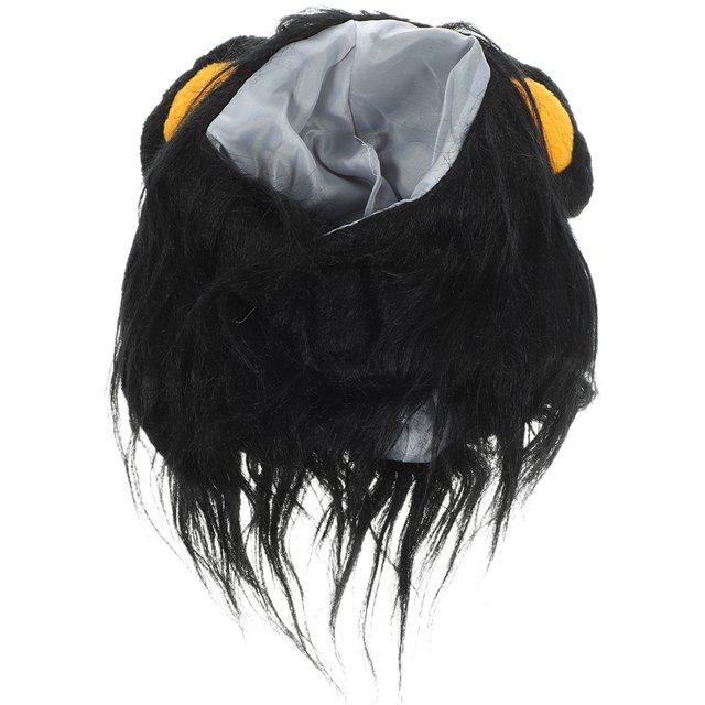 Gorro de disfraz de gato GOOHOCHY para Halloween y Navidad, peluca para mascotas, gorro para disfraz de mascota, accesorios para cosplay de mascotas