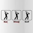 thumbnail image 2 of CafePress - Eat Sleep Golf Stainless Water Bottle 1 - Stainless Steel Water Bottle, Sports Bottle, 1.0L, 2 of 5