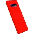 thumbnail image 3 of Galaxy S10 Plus Case, Samsung Galaxy S10 Plus Case Liquid Silicone Case Dual Layer Hybrid Hard PC Soft Silicone Gel Rubber Bumper Slim Shockproof Protective Case Cover for Galaxy S10 Plus, Red, 3 of 12
