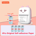 thumbnail image 1 of Mini Portable Thermal Printer  TIKTOK Gifts for Kids  Pocket Printer for Pictures/Retro-Style Photos/Notes/Lists/Label/Memo/QR Codes  Bluetooth Wireless Smart Printer with Android or iOS, 1 of 7