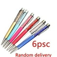 thumbnail image 1 of 6Pcs Gel Pens Crystal Cute Gel Ink Pens Color Pens; Pens Random For Student, 1 of 9
