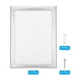 thumbnail image 3 of Unique Bargains Front Loading Poster Frame Picture Frames Wall Mounting Snap A4 Frame Aluminum Profile, Silver 2 Pack, 3 of 5