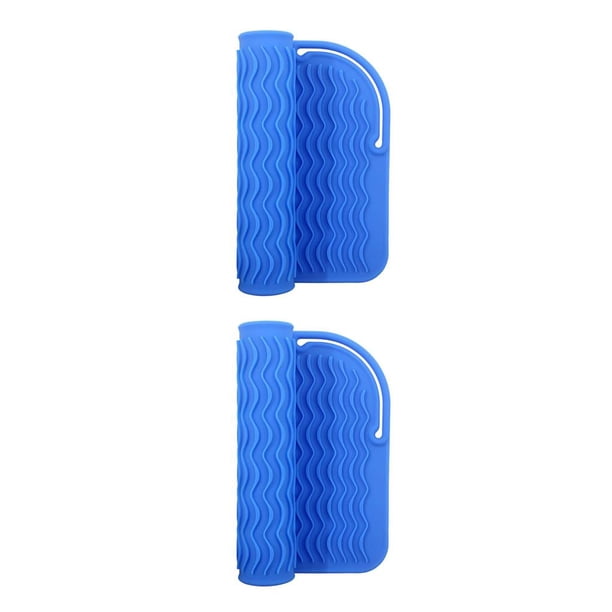 Wosthever Alfombrilla de hierro plana, soporte para alisador de pelo, alfombrillas protectoras, accesorios para peluqueros, bolsa de almacenamiento con Type1 NO1 Wosthever CBP370385