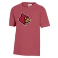 thumbnail image 2 of Youth  Red Louisville Cardinals Logo Comfort Wash T-Shirt, 2 of 3