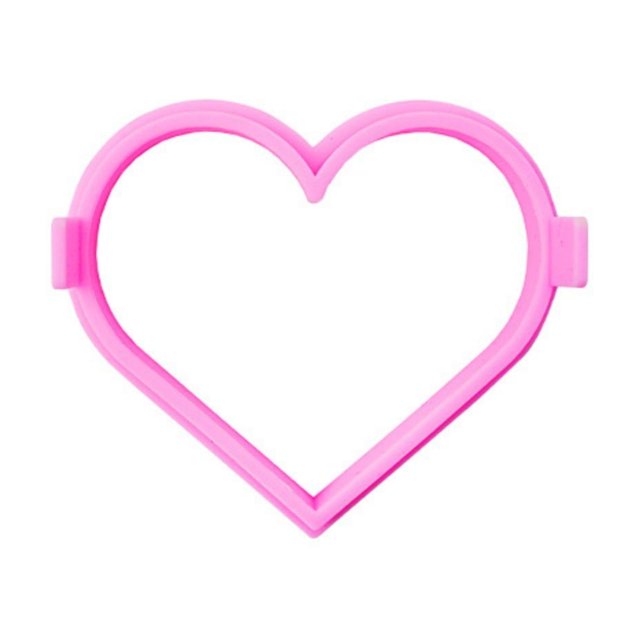 Danhjin Heart Shaped Pancake Mold Heart Pancake Reusable Kitchen Tools Silicone Molds 2 Optional Kitchen Gadgets