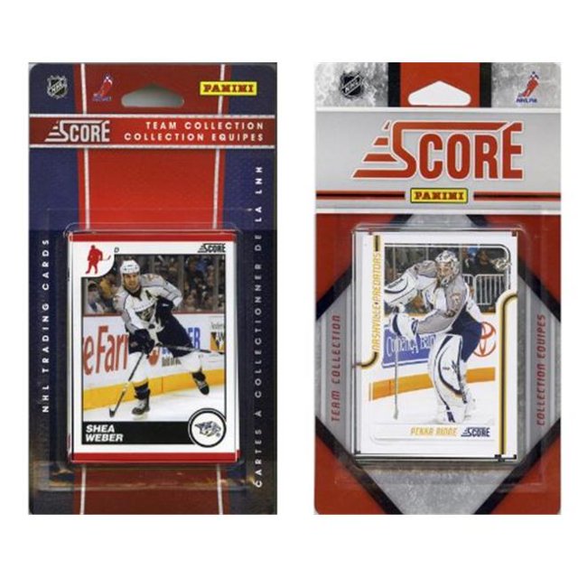 C & I Collectables PRED2TS NHL Nashville Predators Ensemble de 2 Équipes sous Licence