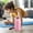 Pink, variant on EcoNest Collapsible Water Bottle Folding Water Bottle Folding Water Cup Foldable Water Cup Folding Water Bottle With Handle Silicone Water Bottle