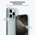 thumbnail image 4 of Compatible with iPhone 16 Pro Max Case 6.9", Slim Liquid Silicone 3 Layers Soft Gel Rubber Shockproof Protective Case with Anti-Scratch Microfiber Lining-Succulent, 4 of 13