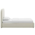 thumbnail image 2 of Modway Keynote Upholstered Fabric Curved Twin Platform Bed, 2 of 9
