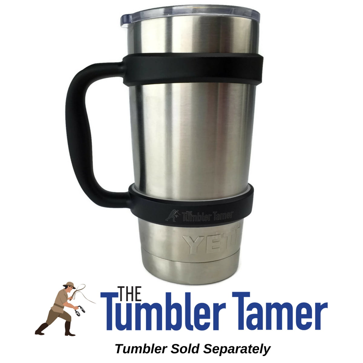 Anti-Slip Tumbler Or Cup Handle for 20 to 40 Oz. YETI, ARTIC, Ozark Trail