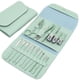 thumbnail image 3 of Juego de manicura, cortaúñas profesional, kit de pedicura, 16 piezas, herramientas de cuidado de uñas de acero inoxidable, kit de cuidado con lujoso estuche de cuero para viaje para uñas gruesas, 3 of 4